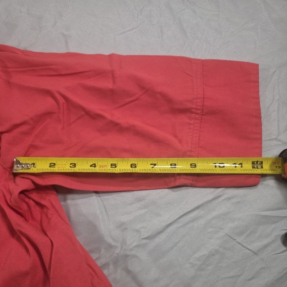 Jane Ashley Coral Cotton Button-Up Women's Jacket - Picture 5 of 6